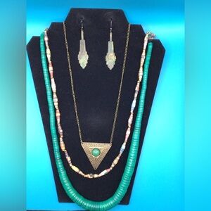 Vintage Necklace and Earring Set